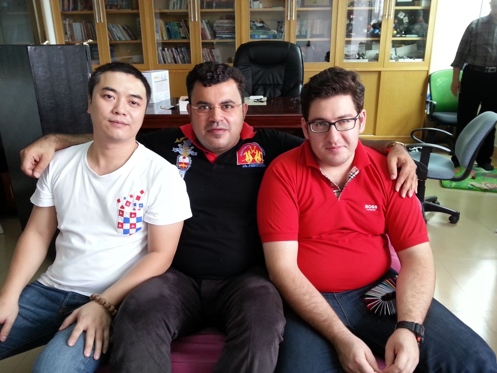 International customers visiting our eyewear team
